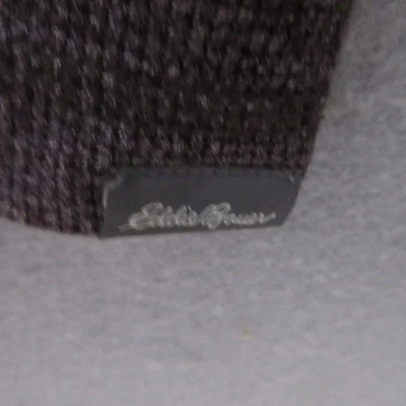 Eddie Bauer Henley Shirt‎ Men Brown Waffle Knit Button Preppy Base Layer Comfort - Picture 5 of 10